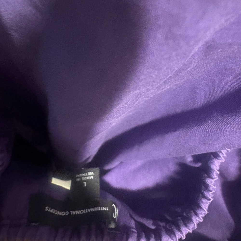 INC Purple Halter Top - Picture 4 of 8